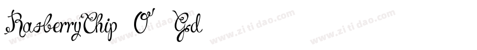 RasberryChip-O8Gd字体转换