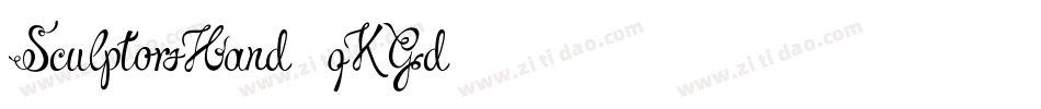 SculptorsHand-qKGd字体转换