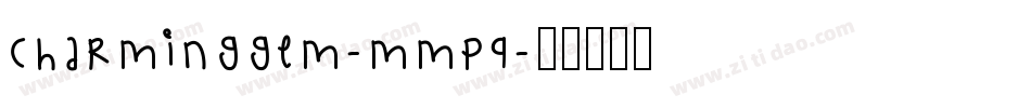 Charminggem-mmp9字体转换