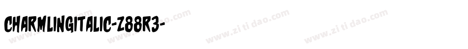CharmlingItalic-z88R3字体转换
