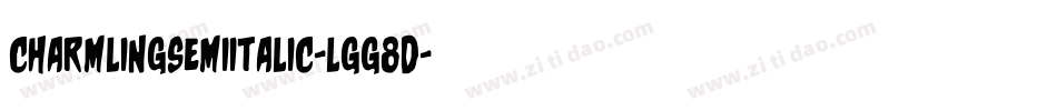 CharmlingSemiItalic-lgg8d字体转换