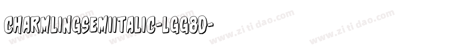 CharmlingSemiItalic-lgg8d字体转换