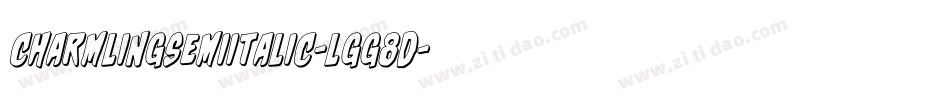 CharmlingSemiItalic-lgg8d字体转换