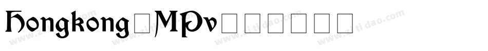 Hongkong-MPv字体转换