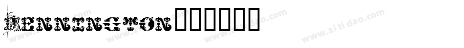 Bennington字体转换
