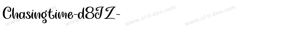 Chasingtime-d8JZ字体转换