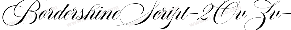 BordershineScript-2OvZv字体转换