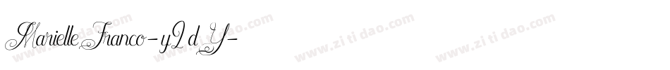 MarielleFranco-y2dY字体转换