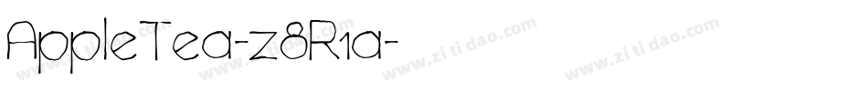 AppleTea-z8R1a字体转换
