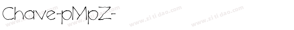 Chave-pMpZ字体转换