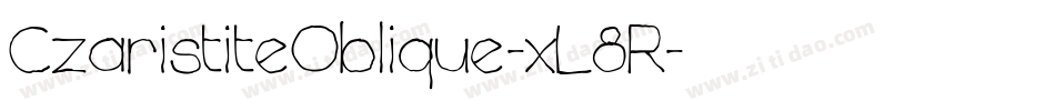CzaristiteOblique-xL8R字体转换