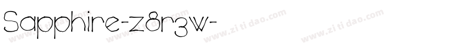 Sapphire-z8r3w字体转换