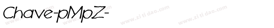 Chave-pMpZ字体转换