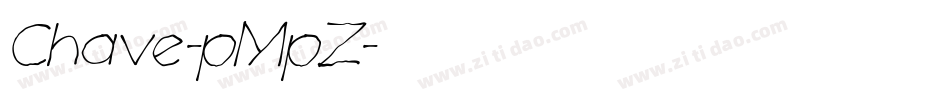 Chave-pMpZ字体转换