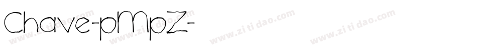 Chave-pMpZ字体转换