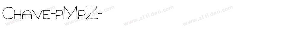 Chave-pMpZ字体转换