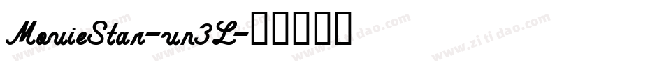MovieStar-vn3L字体转换