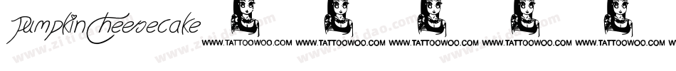 PumpkinCheesecake字体转换