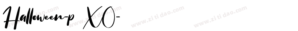 Halloween-p78XO字体转换