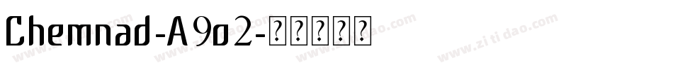 Chemnad-A9o2字体转换