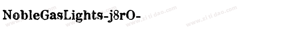 NobleGasLights-j8rO字体转换