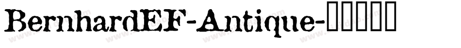 BernhardEF-Antique字体转换