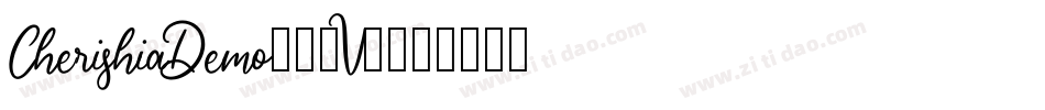 CherishiaDemo-91V5字体转换