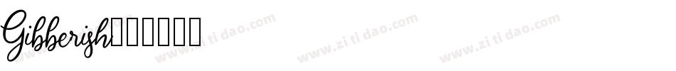 Gibberish字体转换