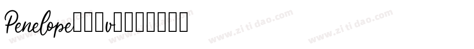 Penelope-92v5字体转换