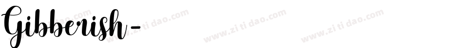 Gibberish字体转换