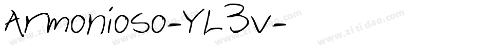 Armonioso-YL3v字体转换