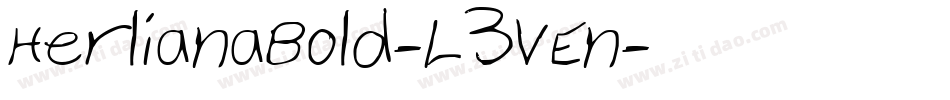 HerlianaBold-L3VEn字体转换 HerlianaBold-L3VEn字体转换