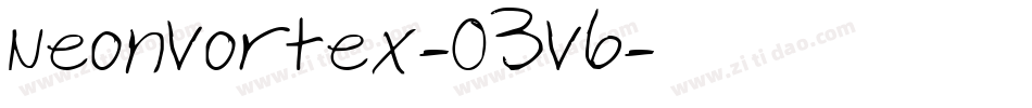 NeonVortex-O3V6字体转换