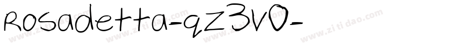 Rosadetta-qZ3V0字体转换