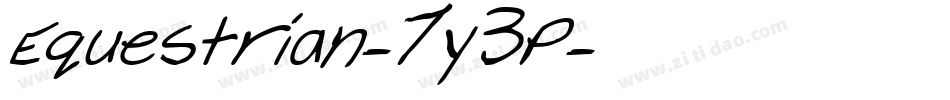 Equestrian-7y3P字体转换