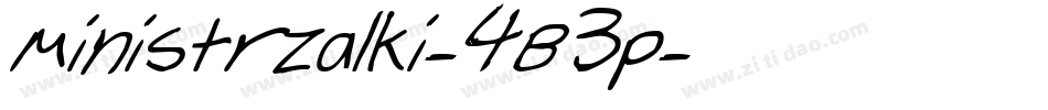 Ministrzalki-4B3p字体转换