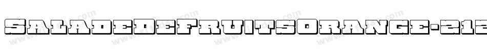 SaladeDeFruitsOrange-212d字体转换