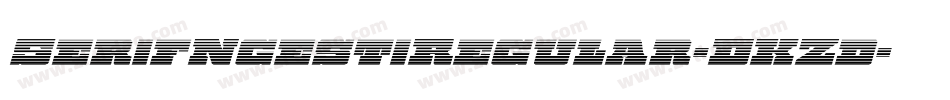 SerifNgestiRegular-DKZd字体转换
