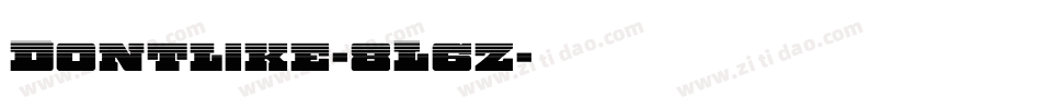 Dontlike-8L6z字体转换
