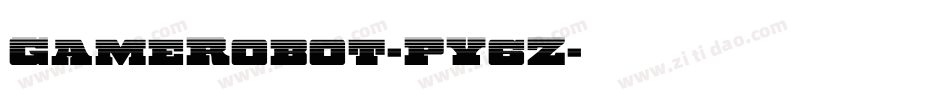 GameRobot-PY6Z字体转换