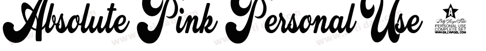 Absolute-Pink-Personal-Use-2字体转换