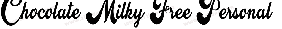 Chocolate-Milky-Free-Personal-2字体转换
