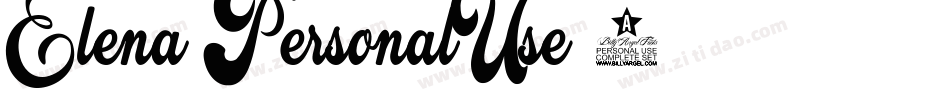 Elena-PersonalUse-2字体转换