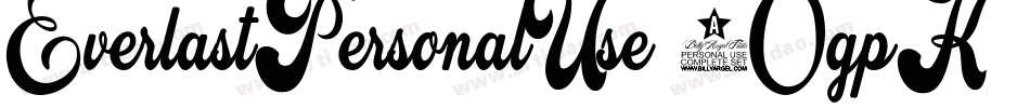 EverlastPersonalUse-2OgpK字体转换