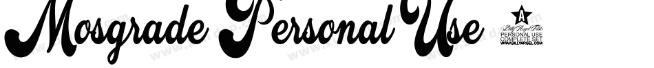 Mosgrade-Personal-Use-2字体转换