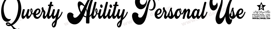 Qwerty-Ability-Personal-Use-2字体转换