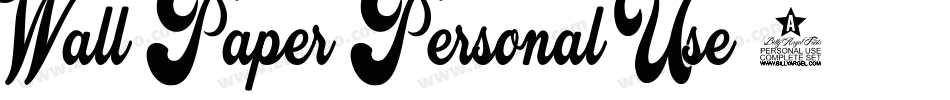 Wall-Paper-Personal-Use-2字体转换