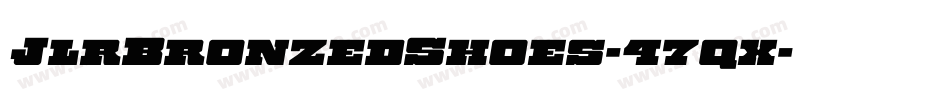 JlrBronzedShoes-47qx字体转换