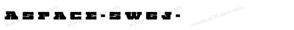Aspace-5w6j字体转换