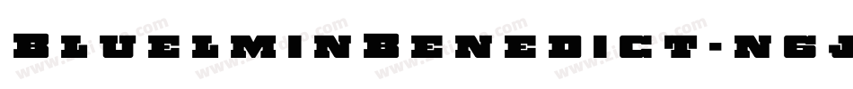BluelminBenedict-n6j4字体转换